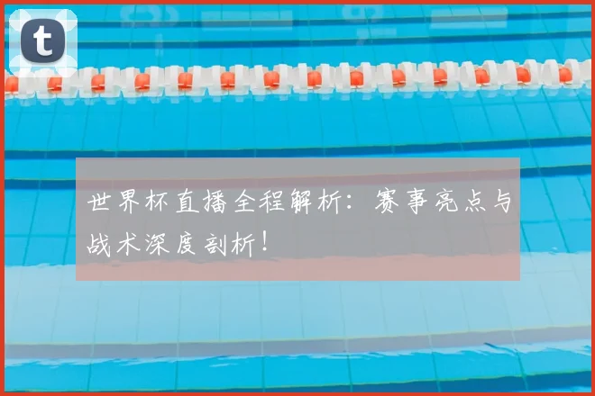 世界杯直播全程解析：赛事亮点与战术深度剖析！